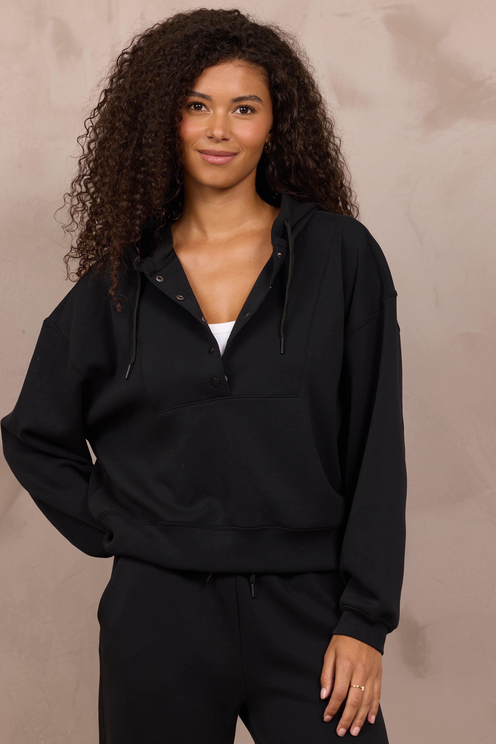 LUXE CLOUD SNAP HOODIE