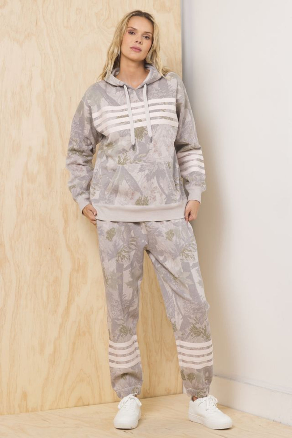 Fleece Printed 2-Piece Set