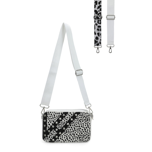 JOYCE BAG - WHITE CHEETAH