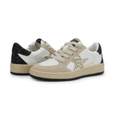 KIDS ARIELLA - WHITE/ TAUPE GLITTER