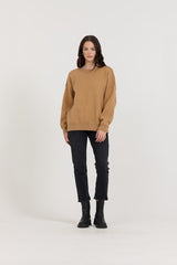 Camel/Red/Ivory Love Sweater