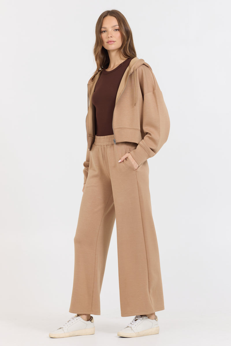 Caramel Cloud Fleece Flare Pant