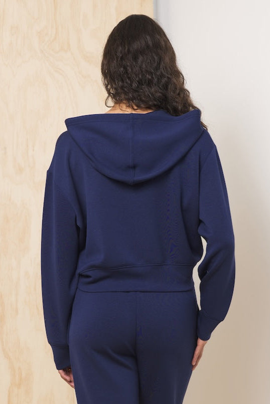Cloud Fleece Crop Zip Up