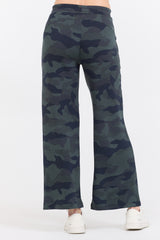 Onyx Camo Printed Cloud Fleece Flare Pant