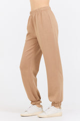 Caramel Cloud Fleece Jogger