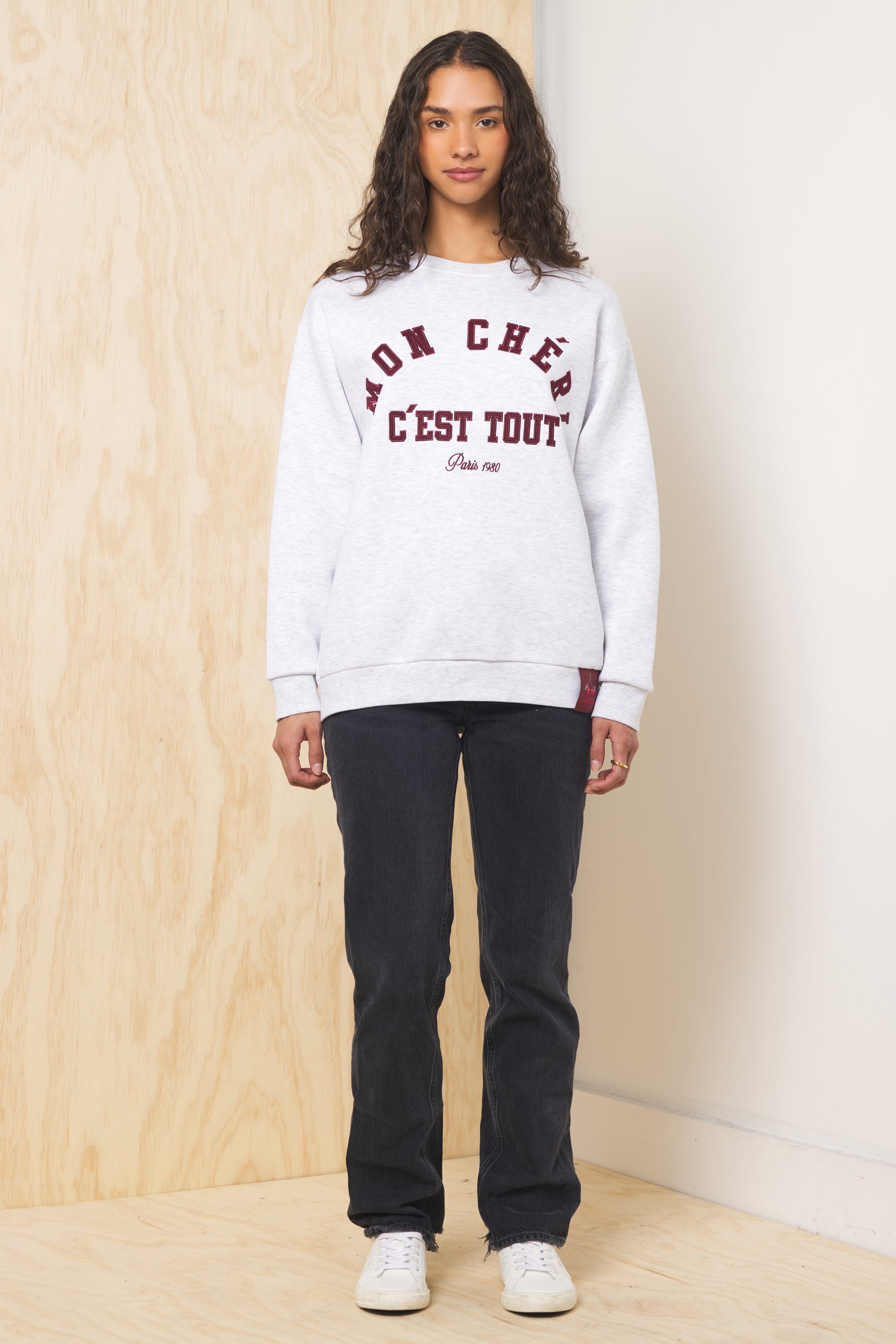 Comfort Fleece Crew with Applique