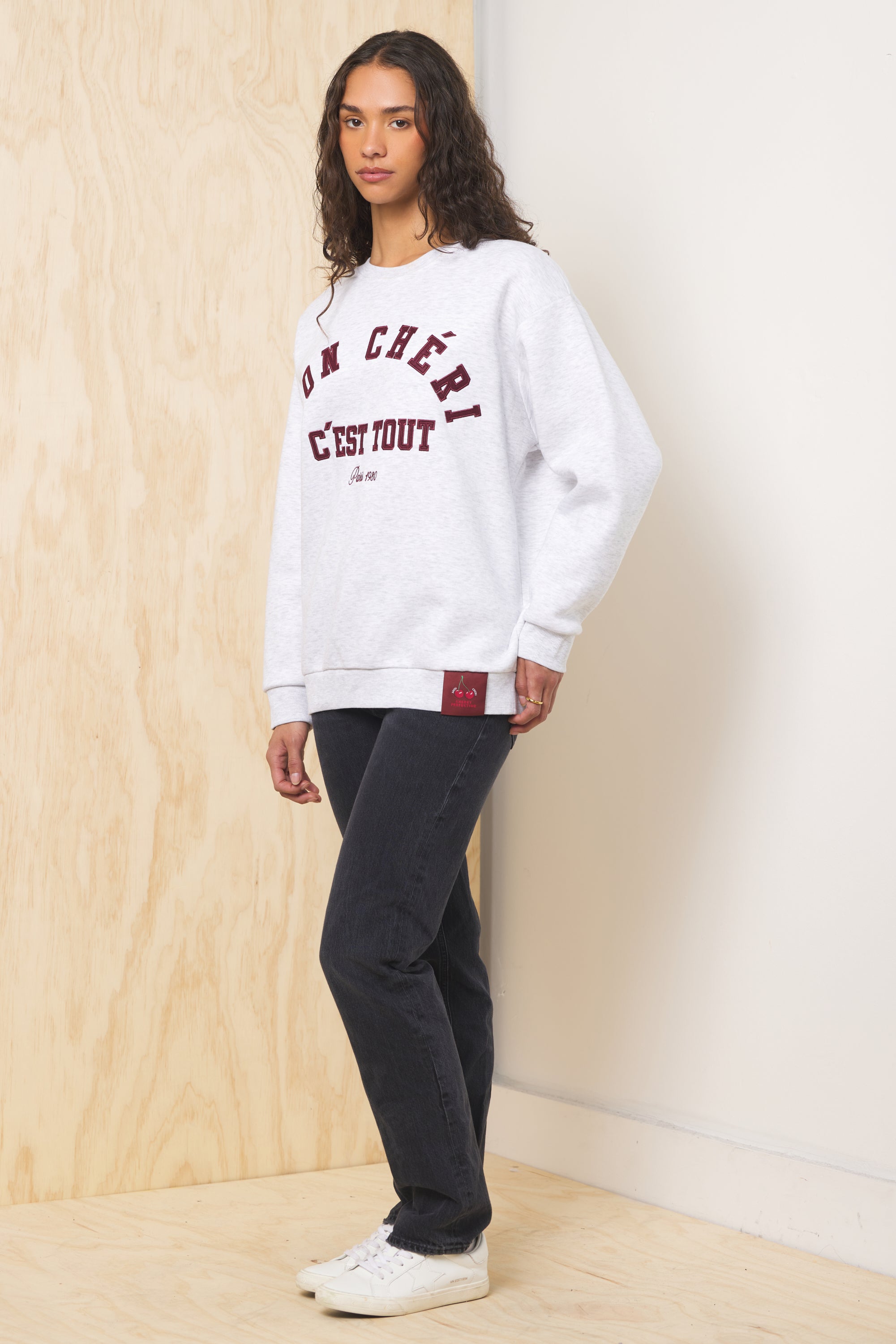 Comfort Fleece Crew with Applique