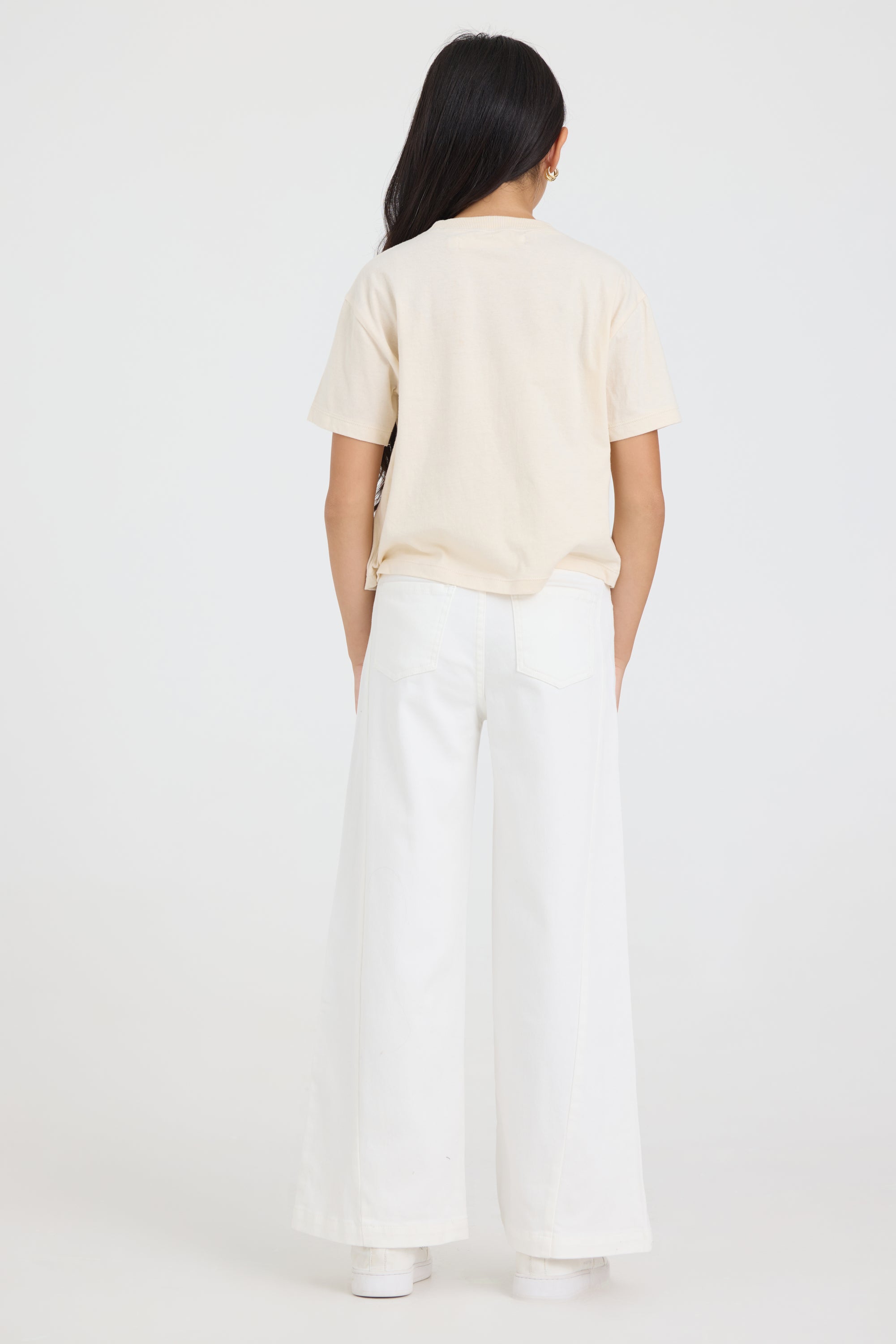 Kids Pintuck Wide Leg Pant