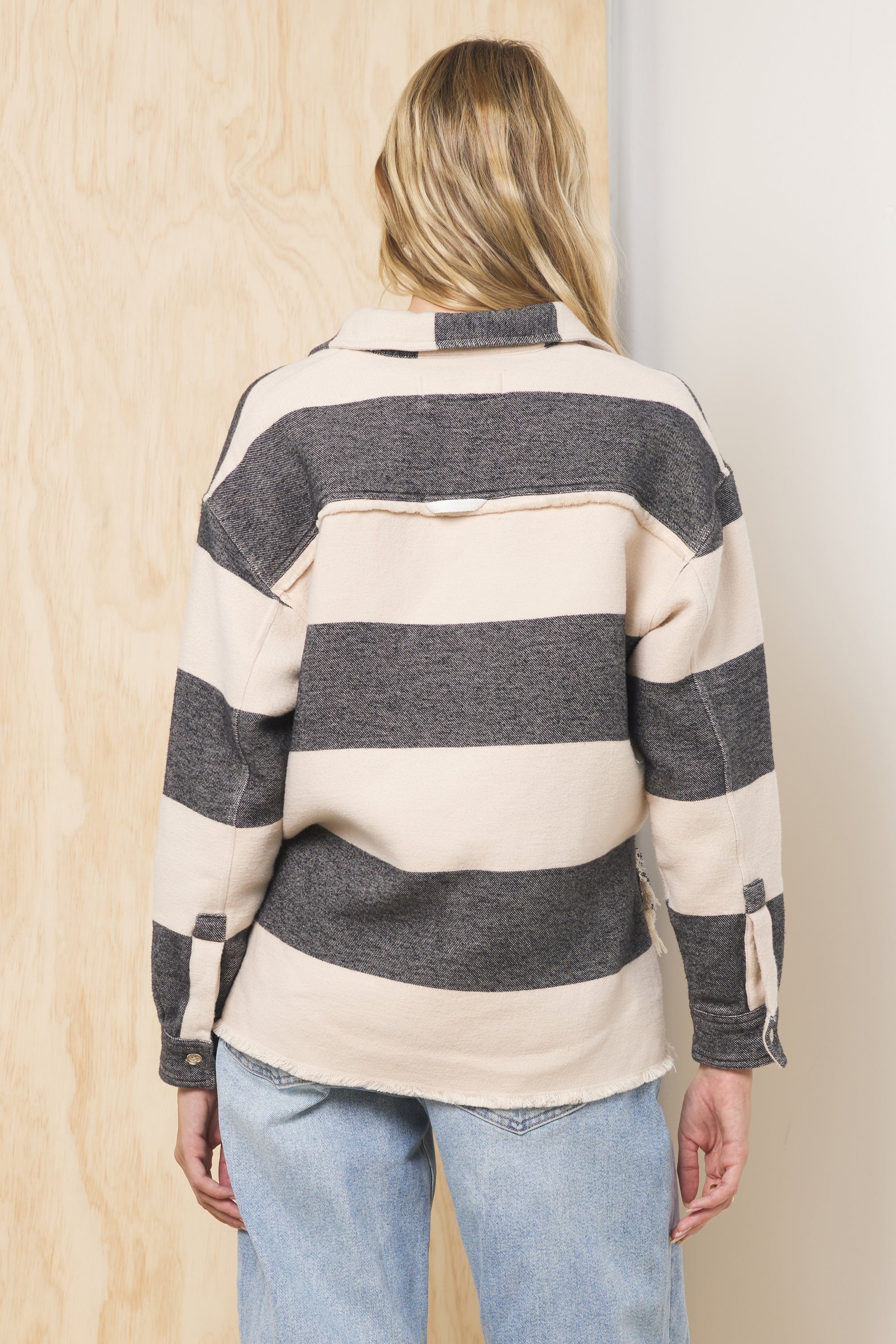Buffalo Stripe Quarter Button Up