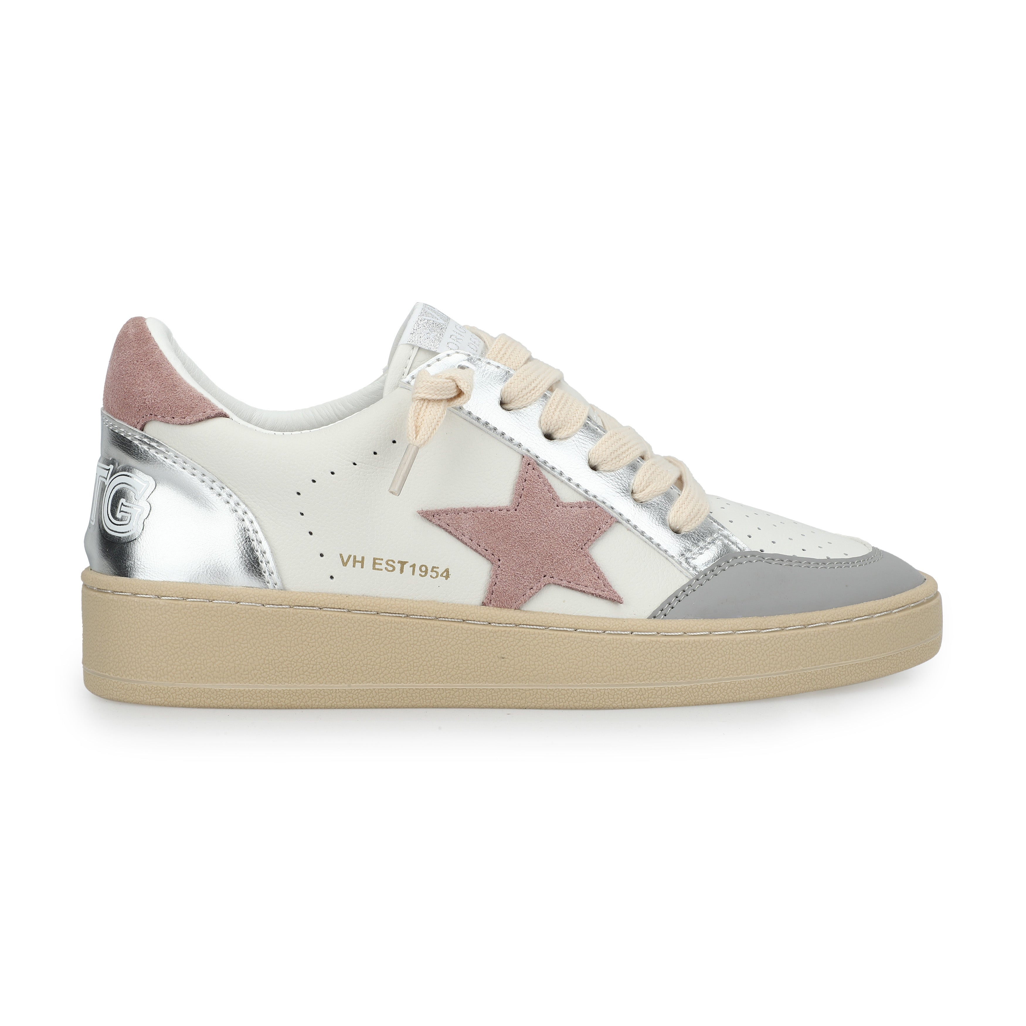 DENISSE 32 - PINK/SILVER/WHITE – Footwear – VintageHavana.com