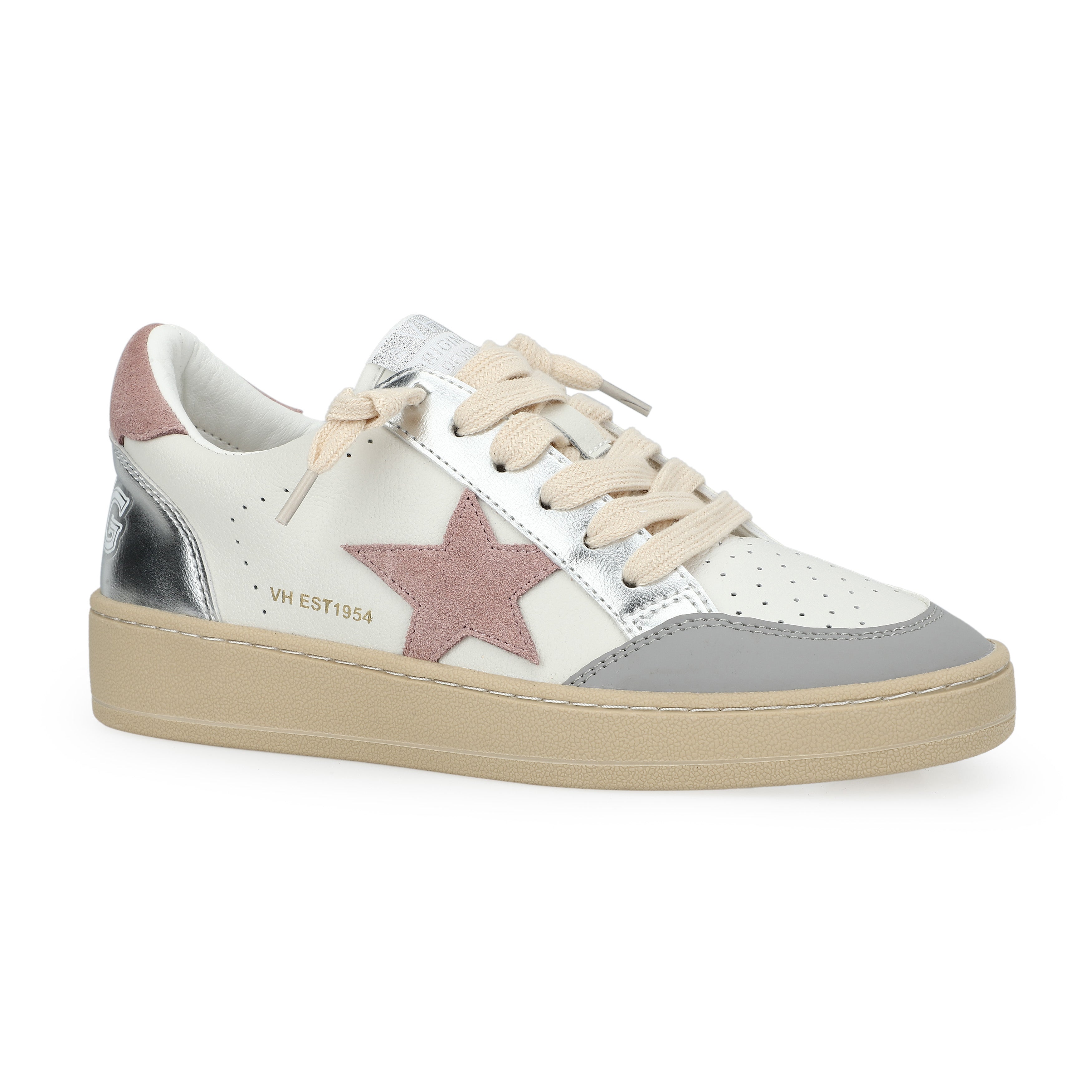 DENISSE 32 - PINK/SILVER/WHITE – Footwear – VintageHavana.com