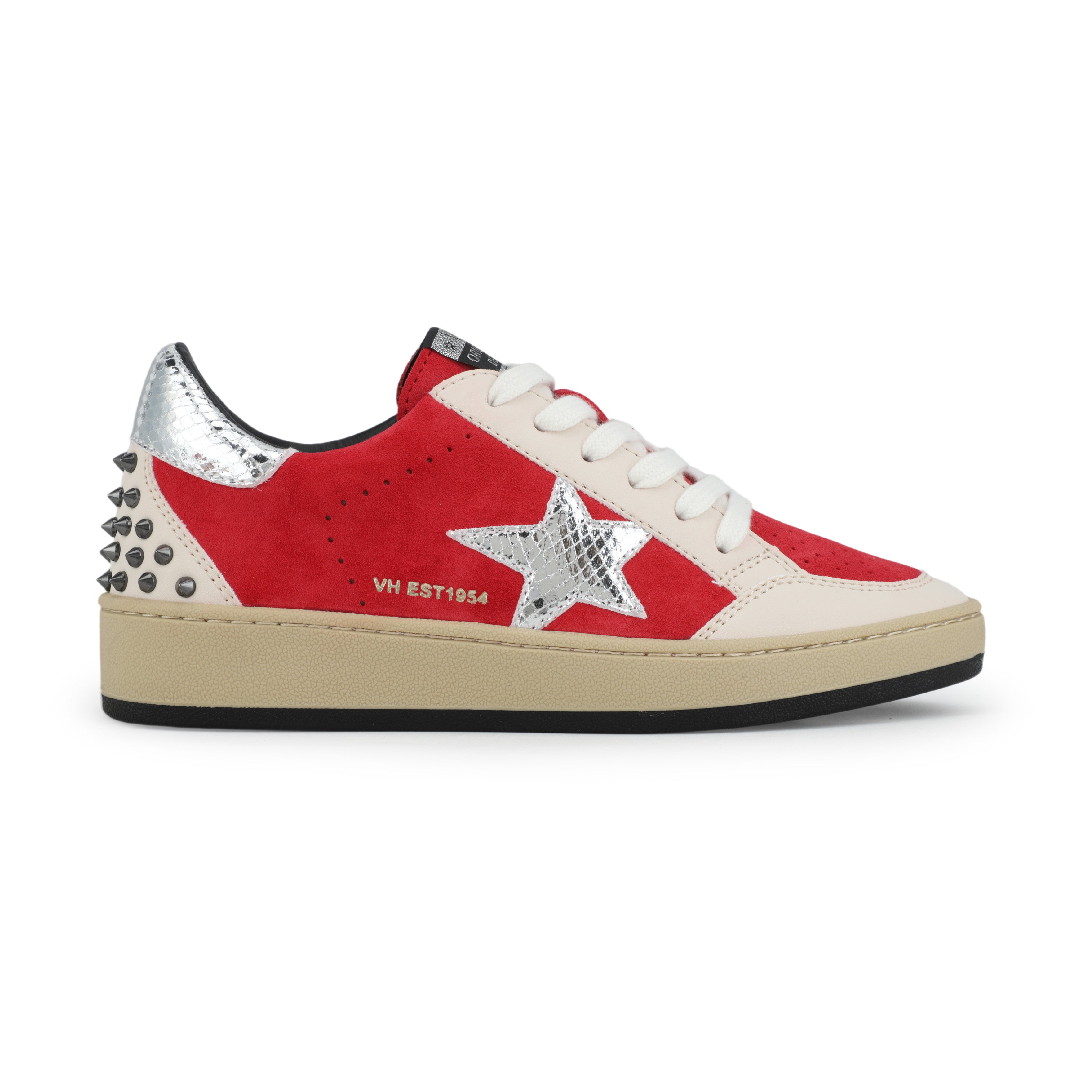 DENISSE - NUDE RED STUDDED