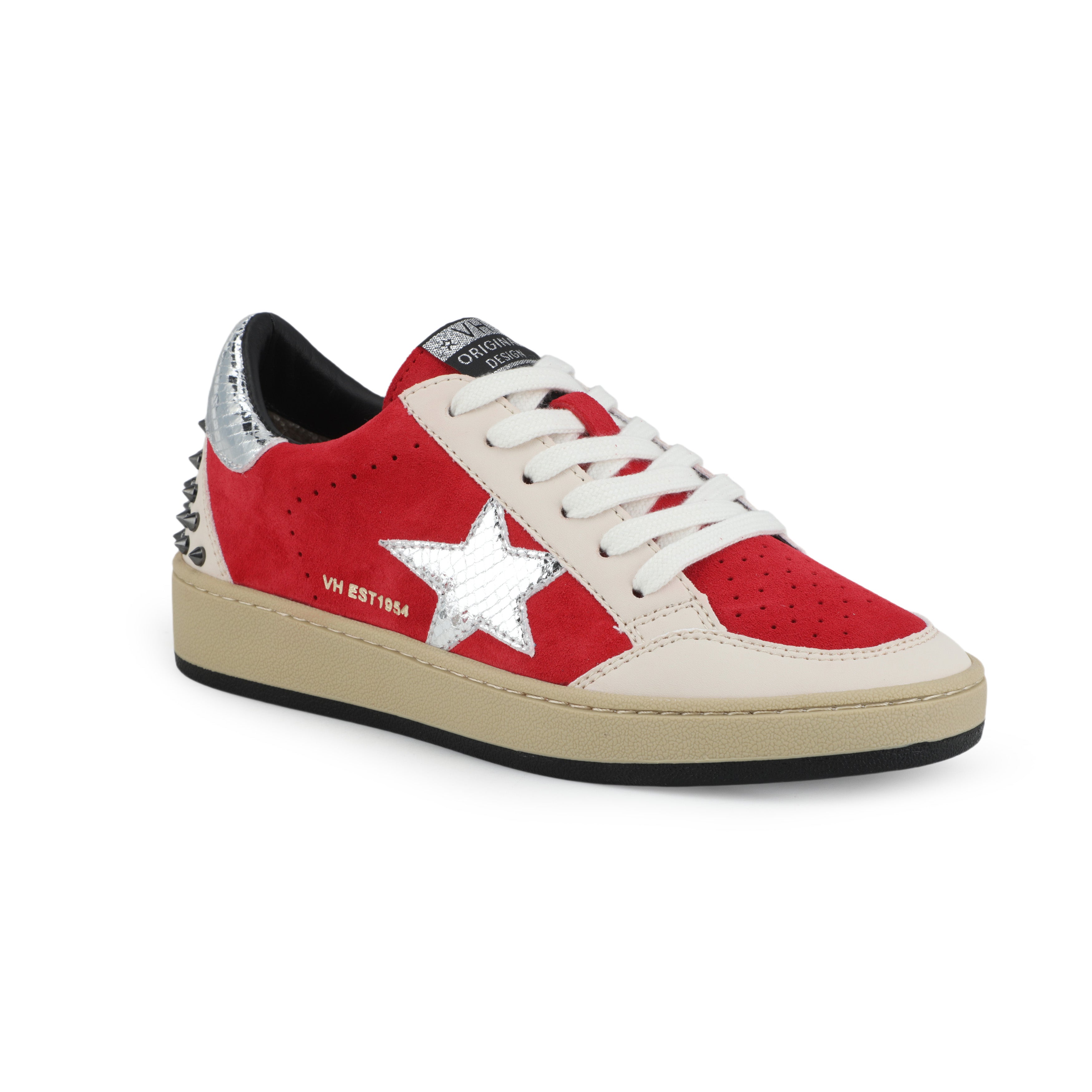DENISSE - NUDE RED STUDDED