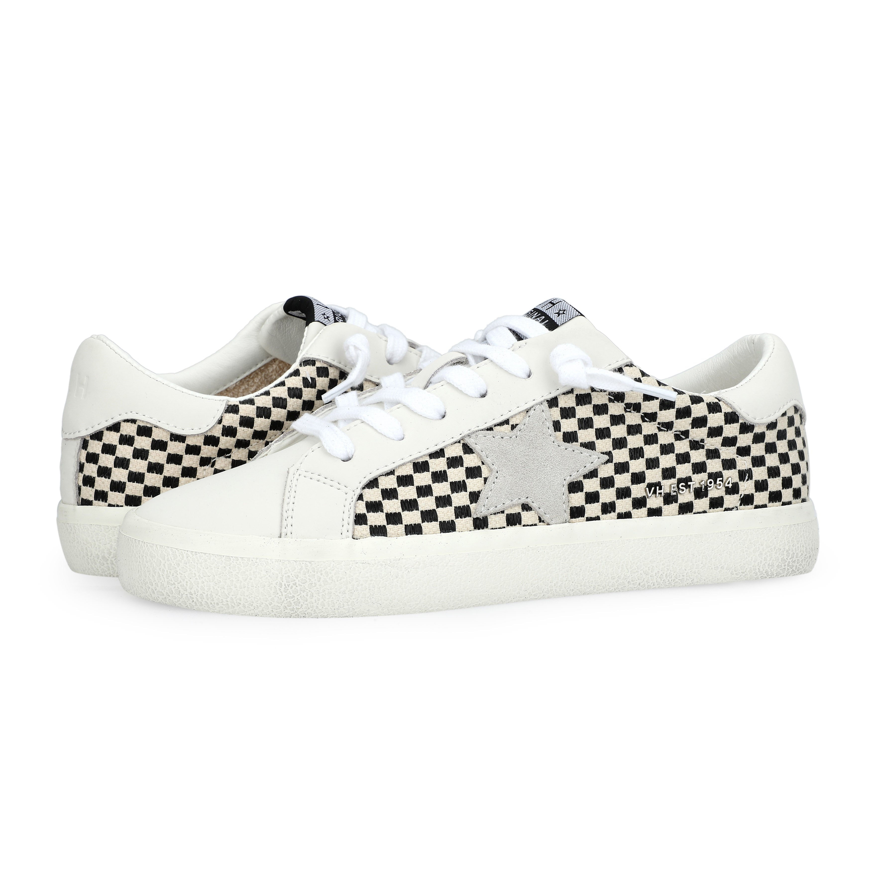 FLAIR 40 - BLACK/WHITE NATURAL CHECKERED
