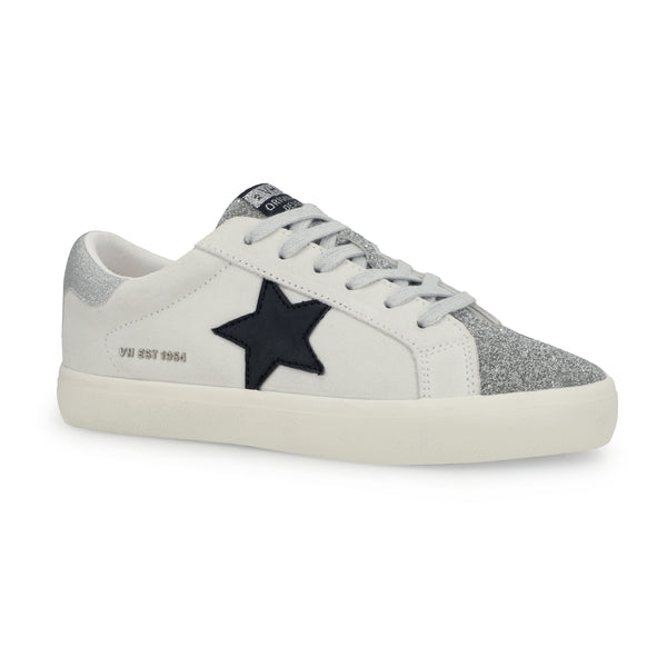 FLAIR - GREY SUEDE GLITTER