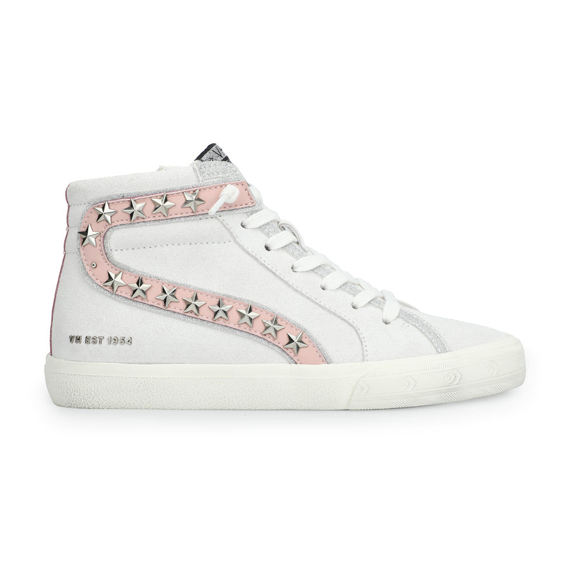 GADOL HIGH 16 - GREY SUEDE/BABY PINK POP