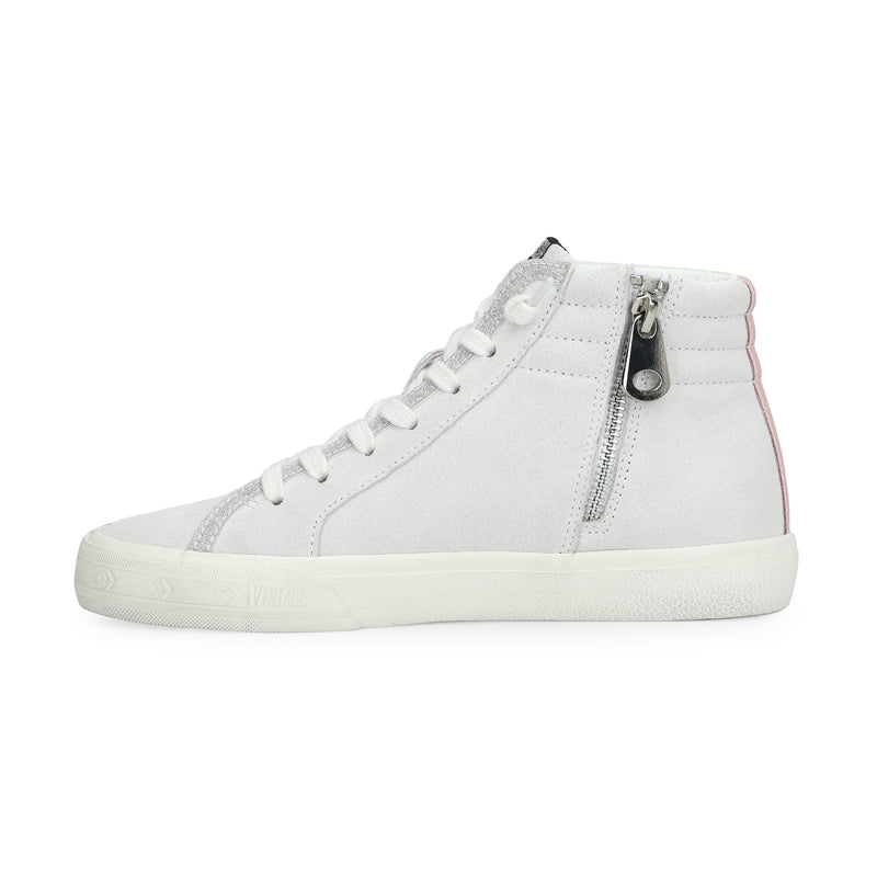 GADOL HIGH 16 - GREY SUEDE/BABY PINK POP