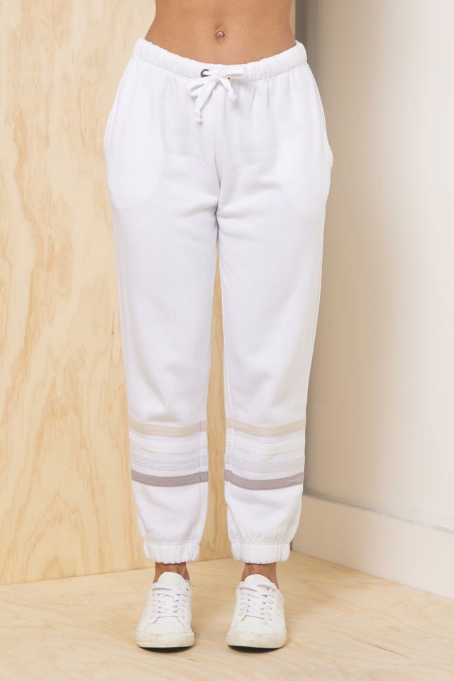 Stripe Burnout Fleece Jogger
