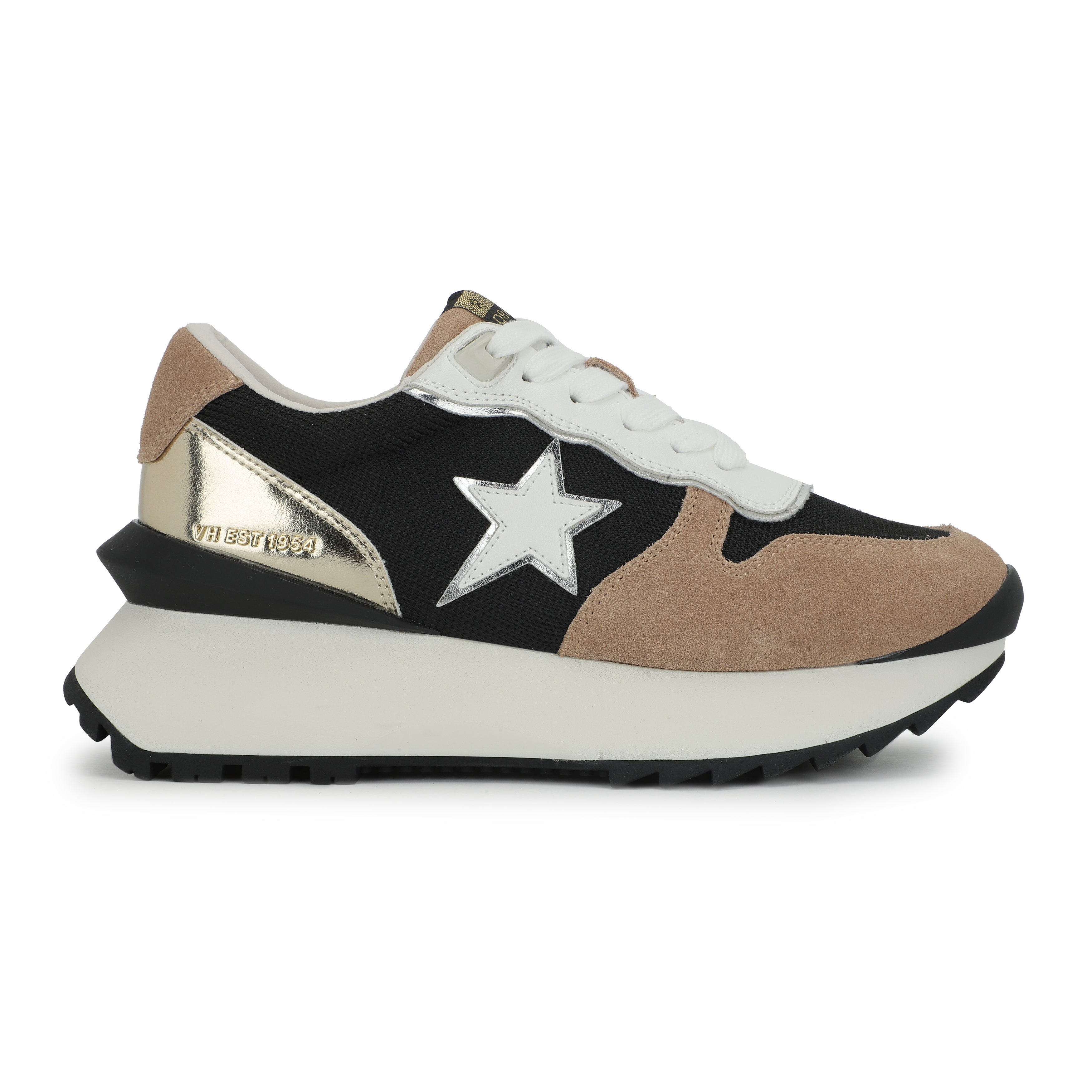 MAJOR - BLACK MESH/ GOLD TAUPE