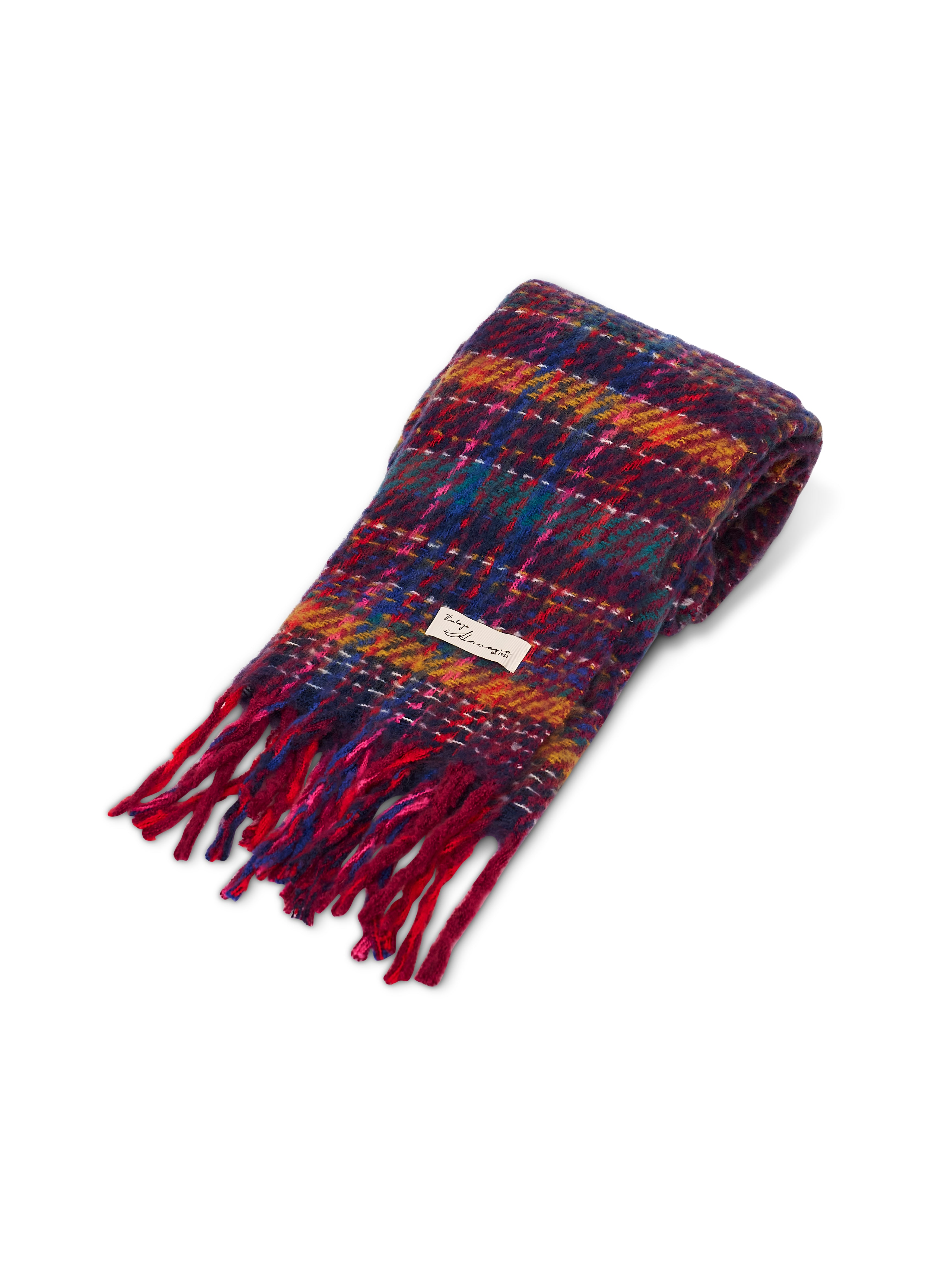 BRUSH SCARF - PINK MULTI