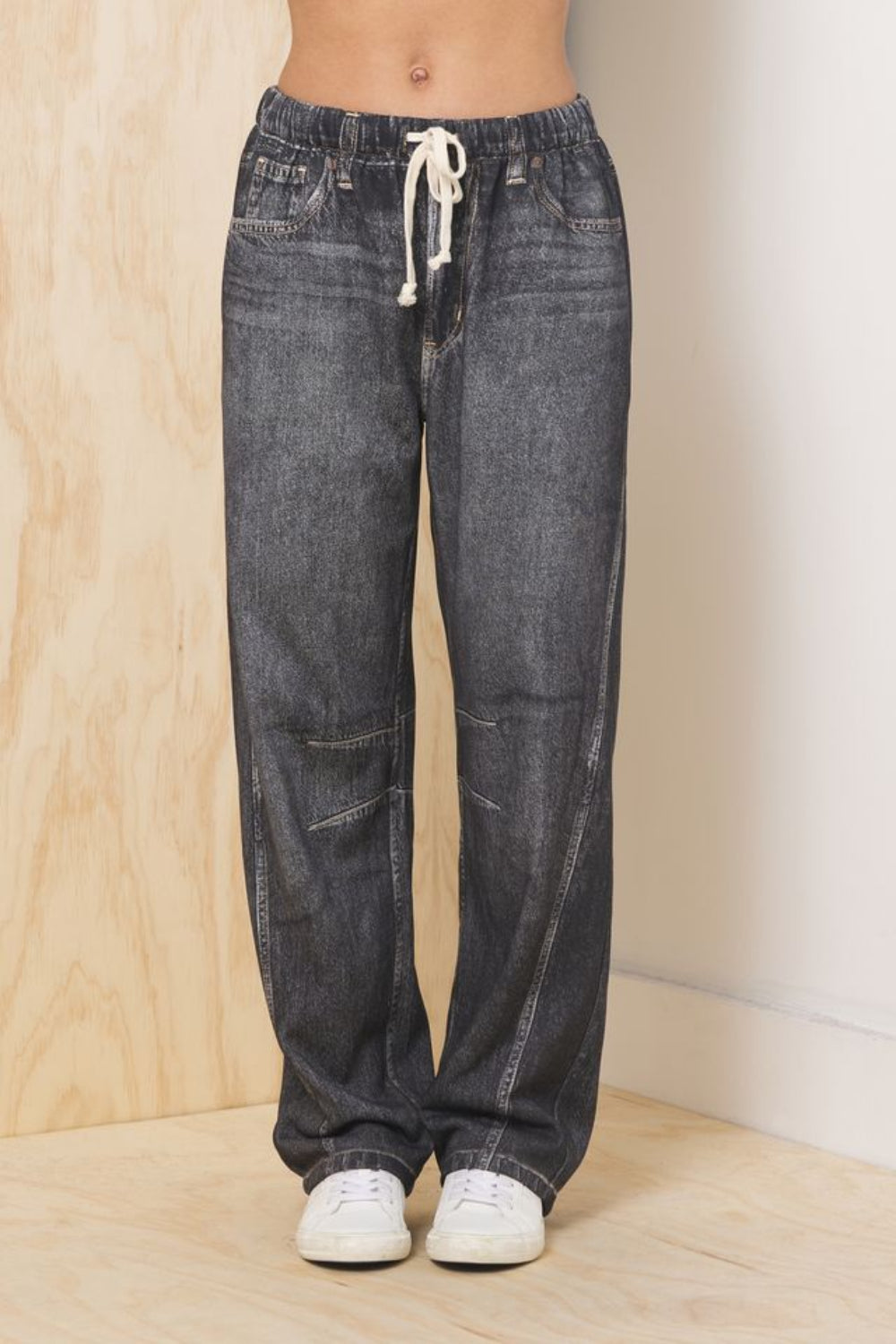 Denim Fleece 2-Piece Set
