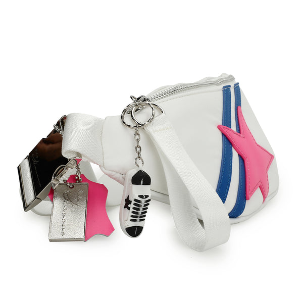 SARAH 6 BAG - WHITE/BLUE/PINK