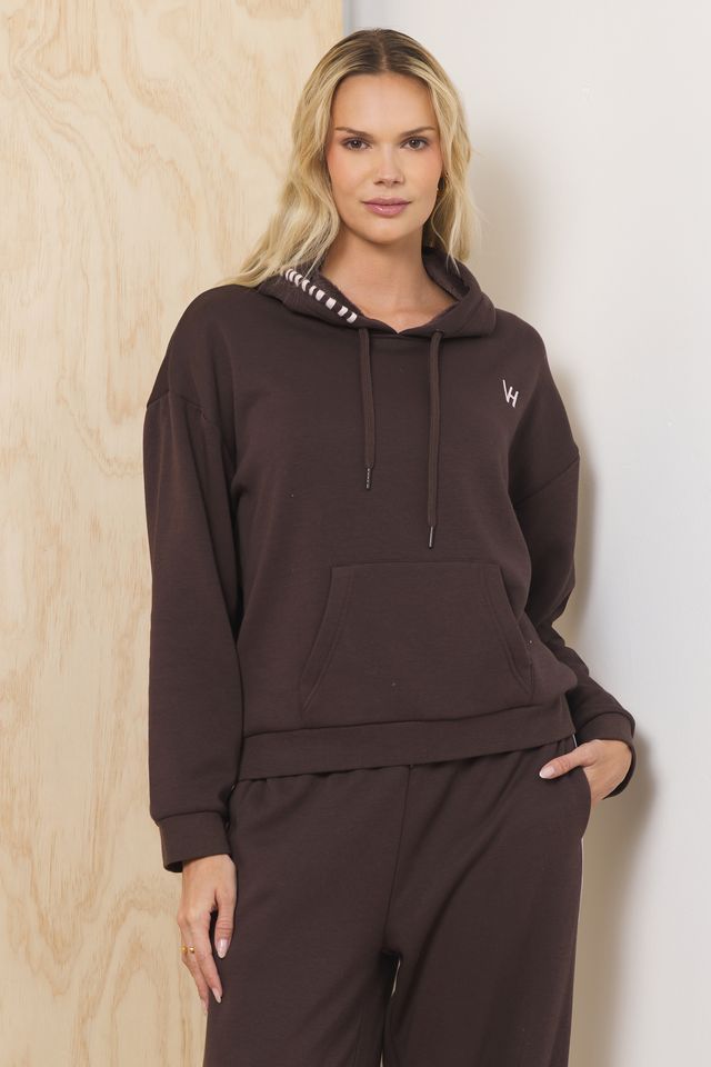 Teddy Fleece Hoodie w/ Whipstitch