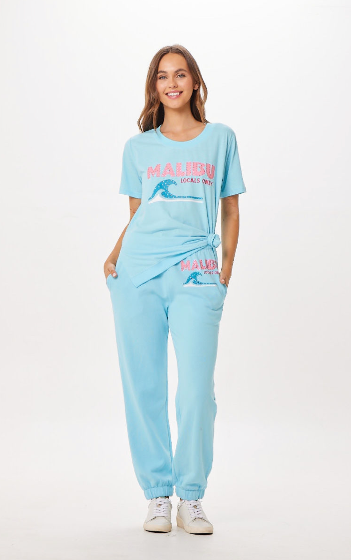 Tropical Blue Malibu Jet Setter Surf Wash Jogger