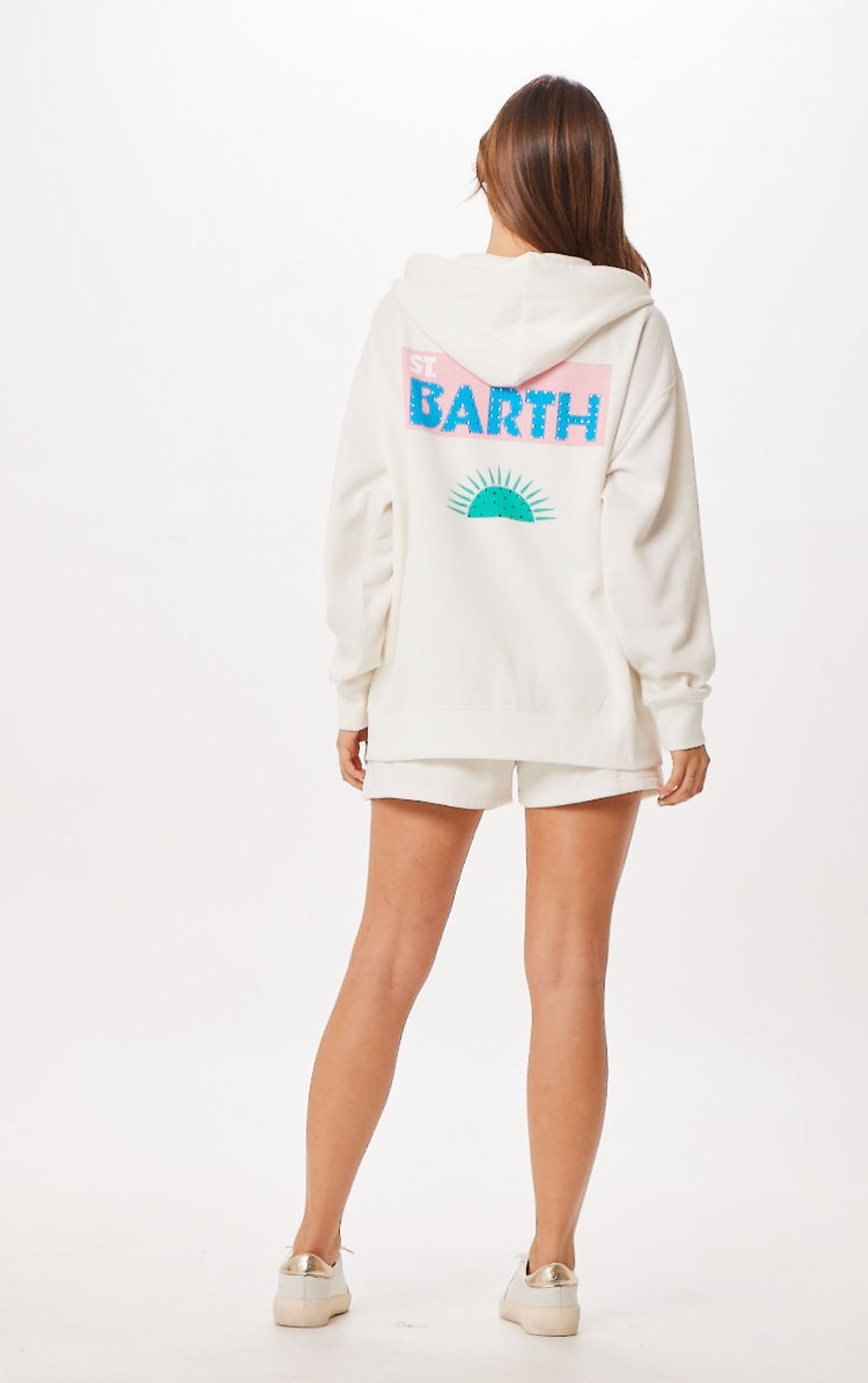 White St. Barth Jet Setter Surf Wash Zip Up