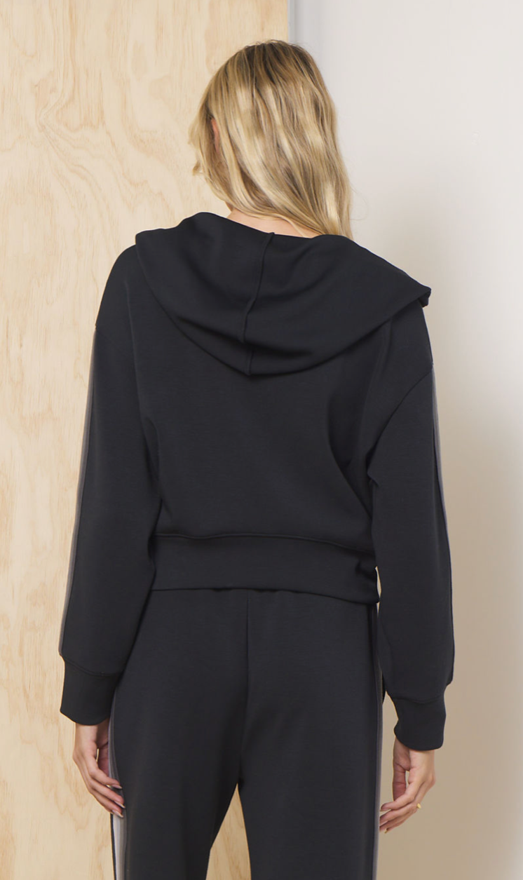 Striped Cloud Fleece Zip Up