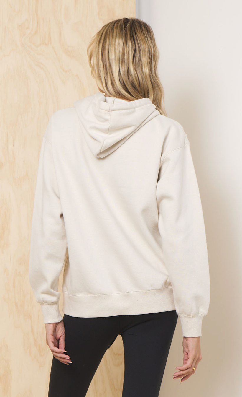 Bone Proweave Pullover Hoodie