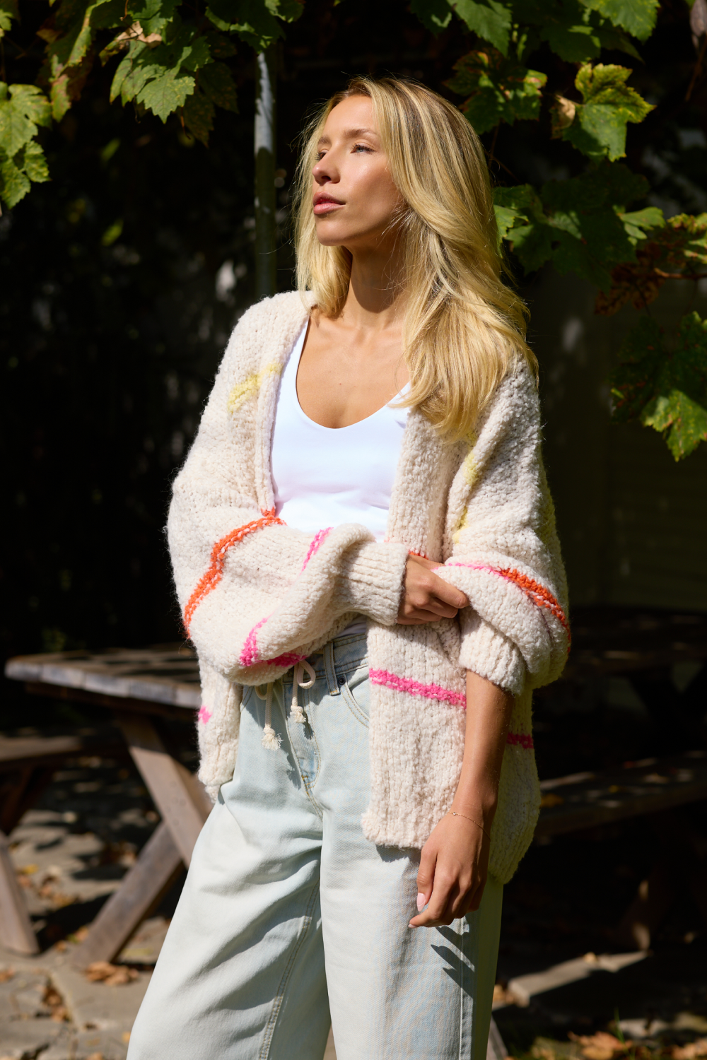 Striped Cardigan
