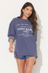 St. Barth's Pigment Dye Crew
