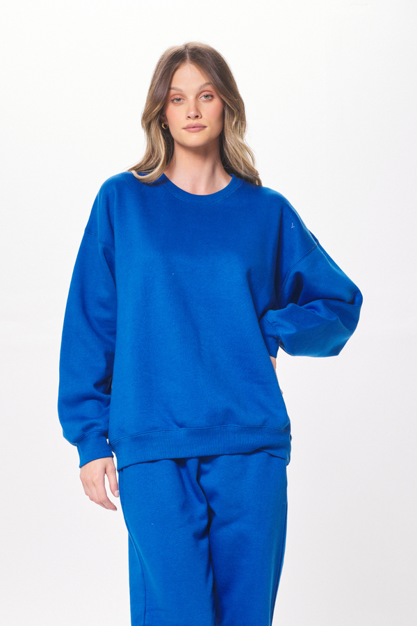Vivid Blue Proweave Crewneck Sweatshirt