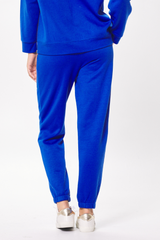 Royal Blue w/ Red Paris Boarding Pass Jogger