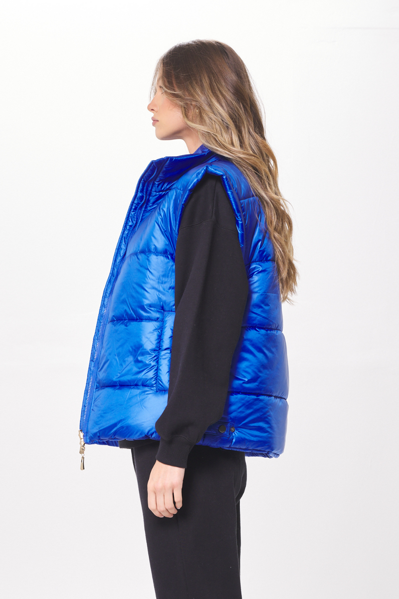 Royal blue sales bubble vest