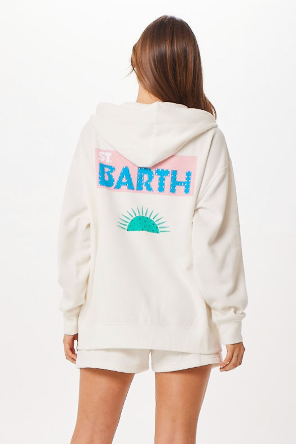 White St. Barth Jet Setter Surf Wash Zip Up