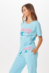 Tropical Blue Malibu Jet Setter T-Shirt