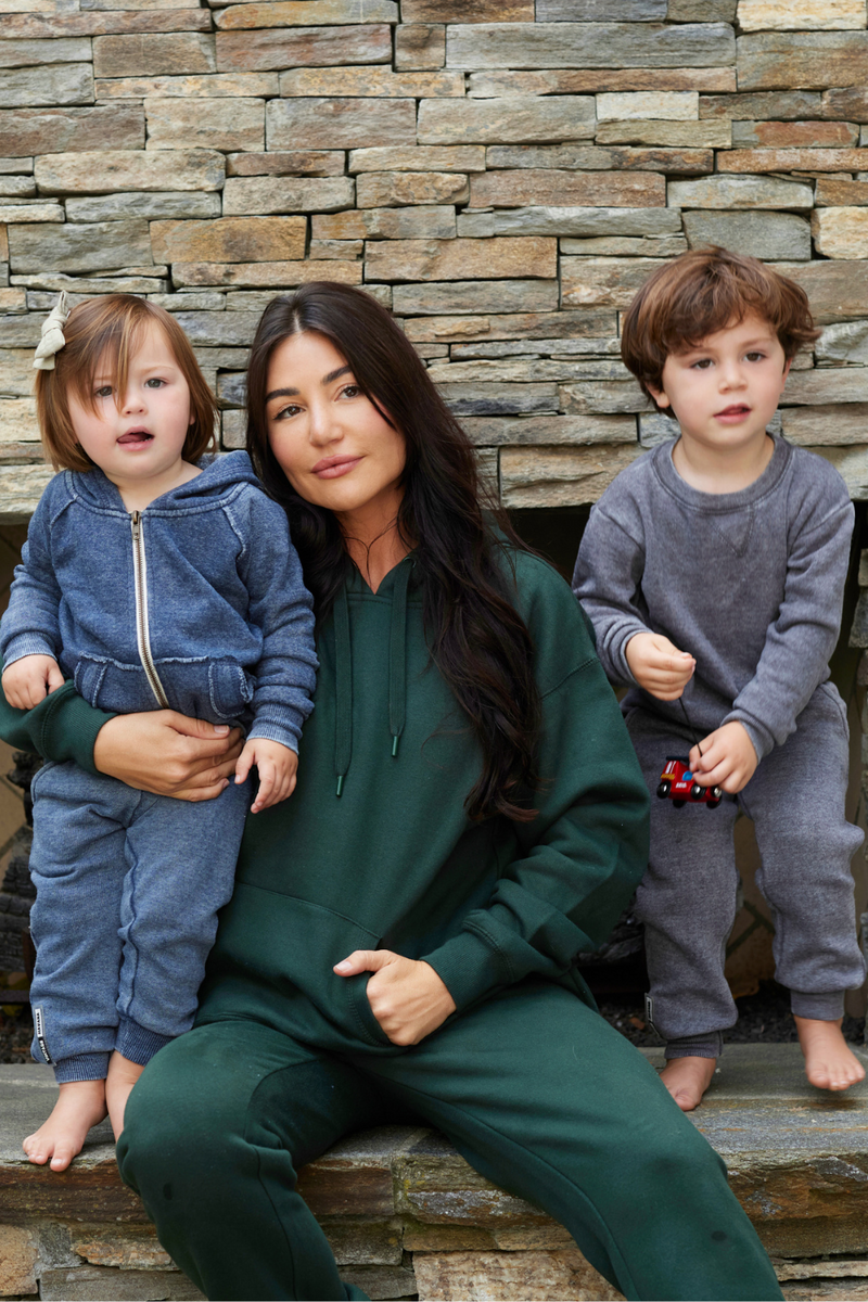 Unisex Cuff Bottom Sweatpants VintageHavana