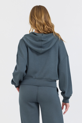 Mountain Grey Cloud Fleece Hoodie