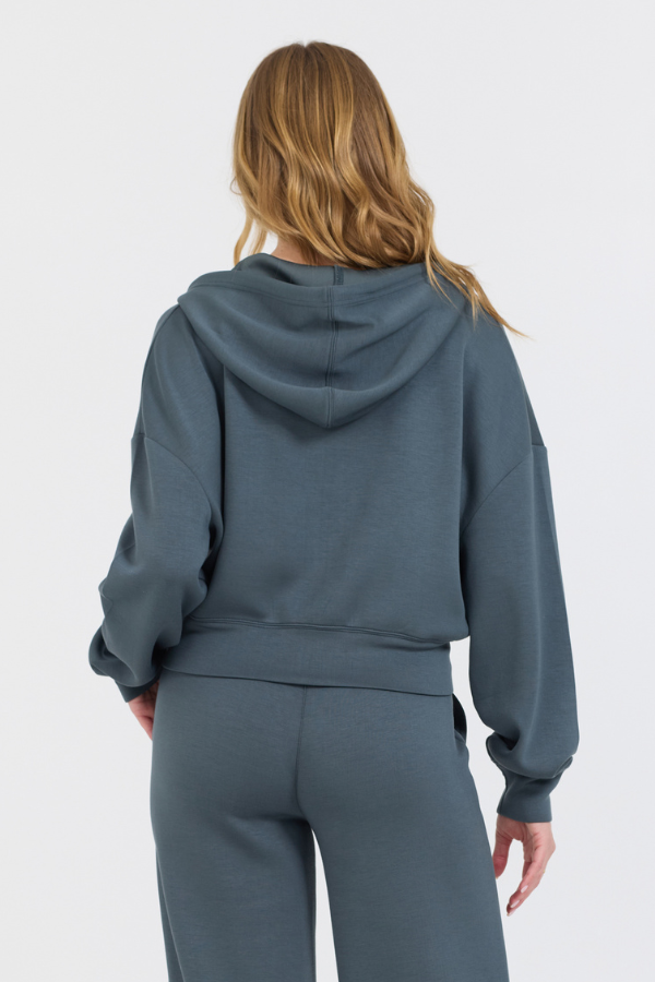 Mountain Grey Cloud Fleece Hoodie