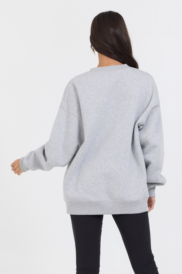 Heather Grey Proweave Crewneck Sweatshirt