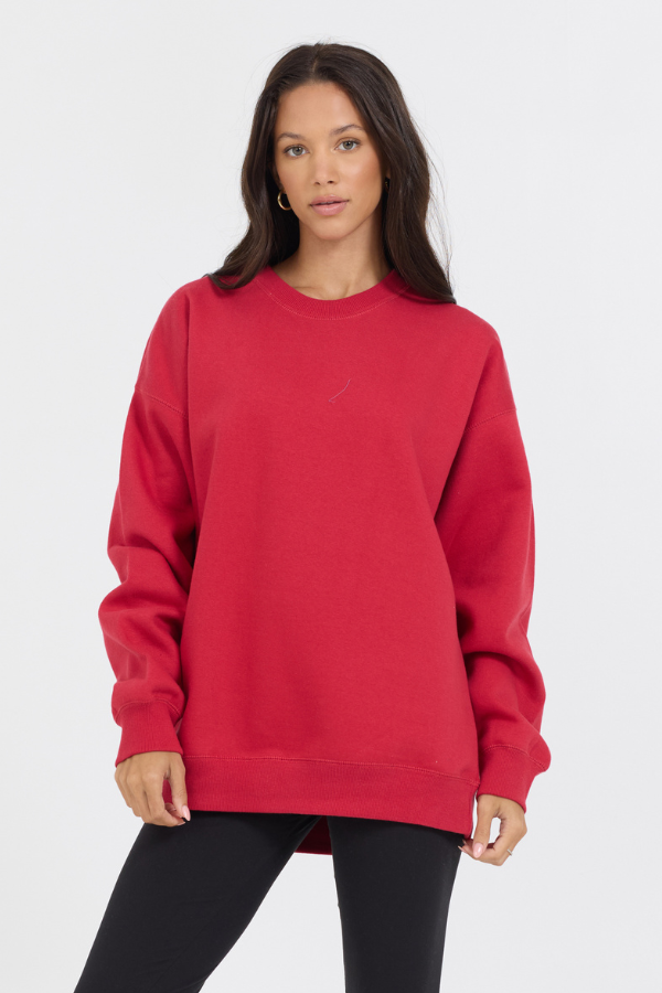 Red Proweave Crewneck