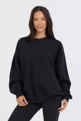 Black Proweave Crewneck