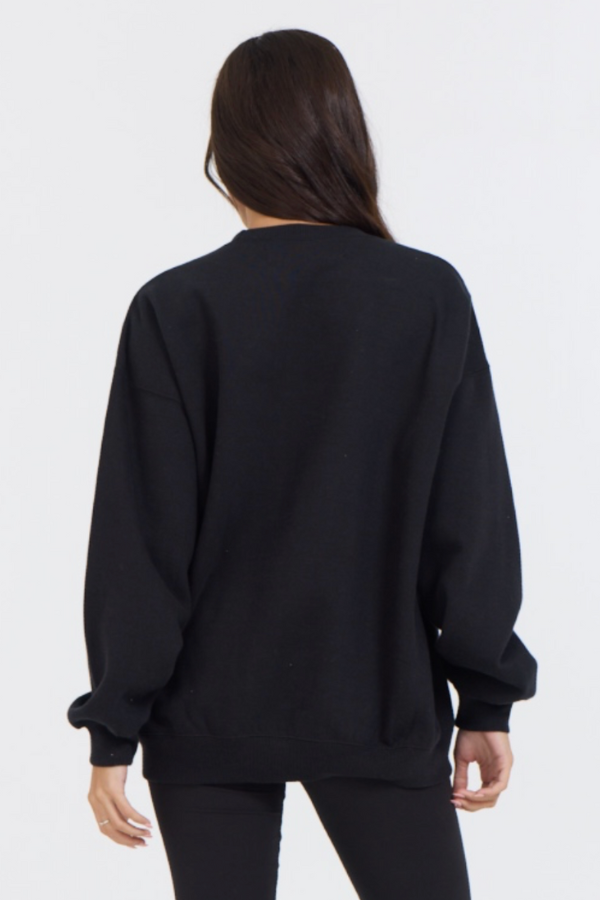 Black Proweave Crewneck