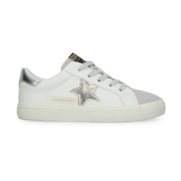 KIDS VALERY - WHITE PEBBLED WASHED SILVER