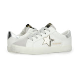 KIDS VALERY - WHITE PEBBLED WASHED SILVER