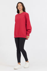 Red Proweave Crewneck