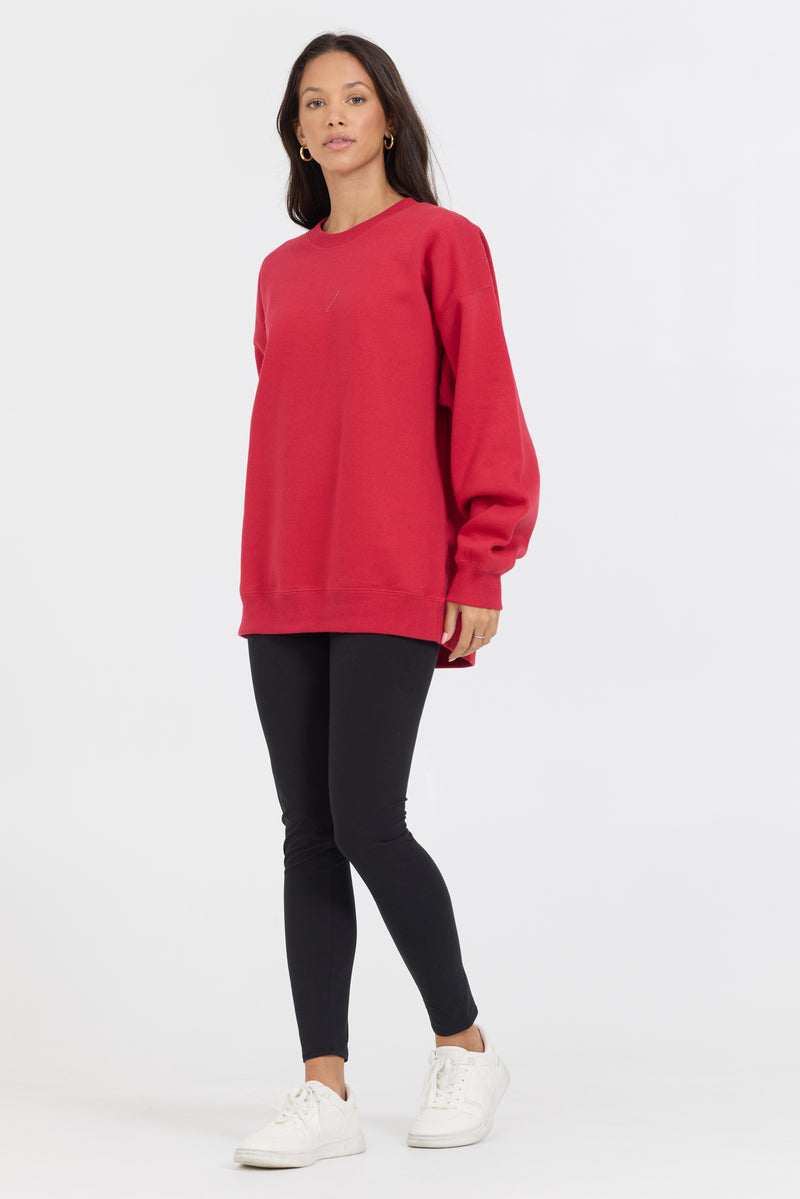 Red Proweave Crewneck