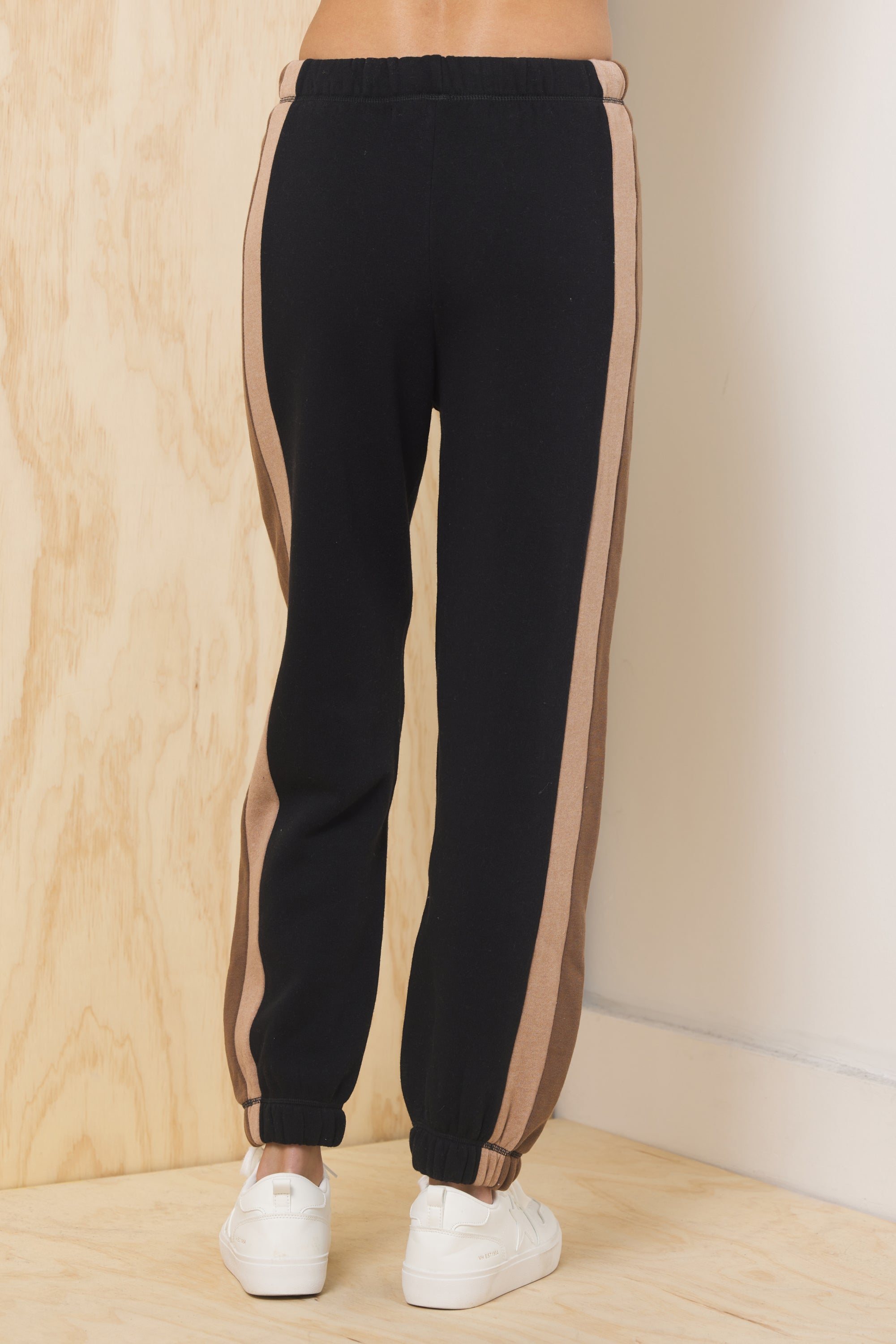 Color Block Burnout Fleece Jogger